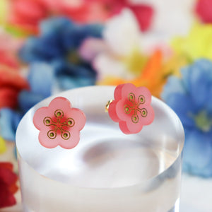 Cherry Blossom Studs - Earrings (Making Magitek)